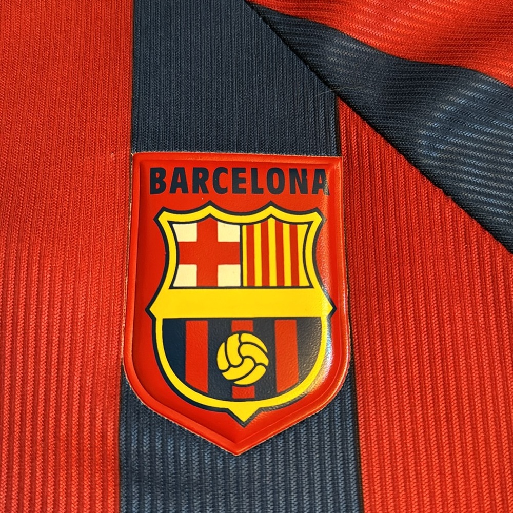 Barcelona Futbol Soccer Jersey # 7 Javier Saviola - Picture 2 of 6